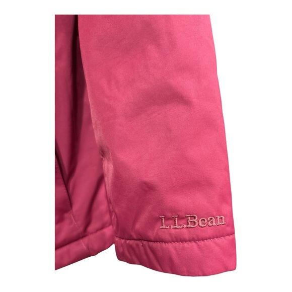 L.L. Bean Solid Pink Magenta Fleece Lined Winter Warmer Jacket Size S Rack 1 - Picture 4 of 6